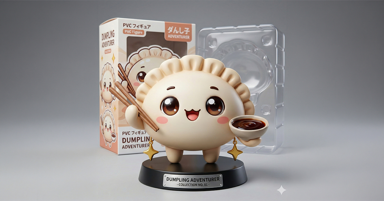 【無料】AIで写真をフィギュア化する方法｜箱まで作る商品化ガイド