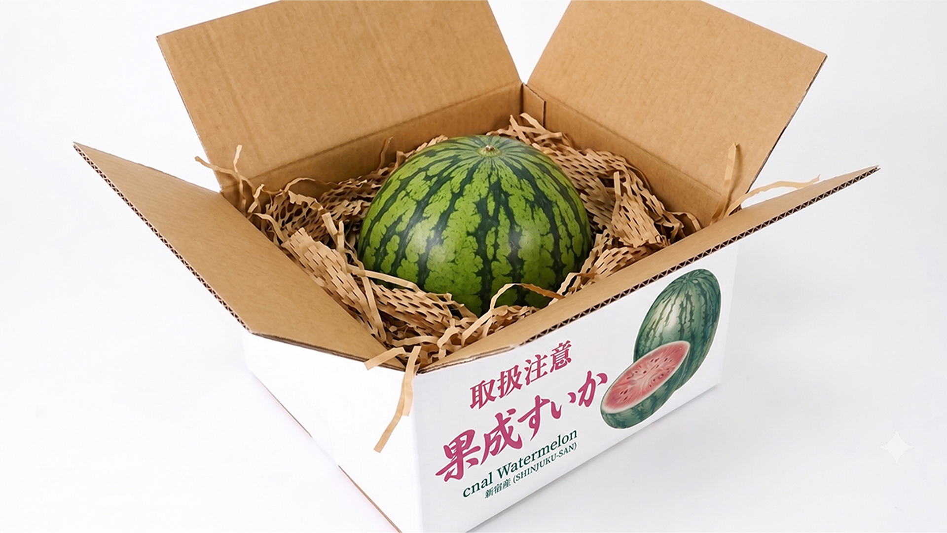 スイカ発送用ダンボールをオリジナル製作｜輸送中の破損を防ぎ、産地ブランドを伝える箱とは？